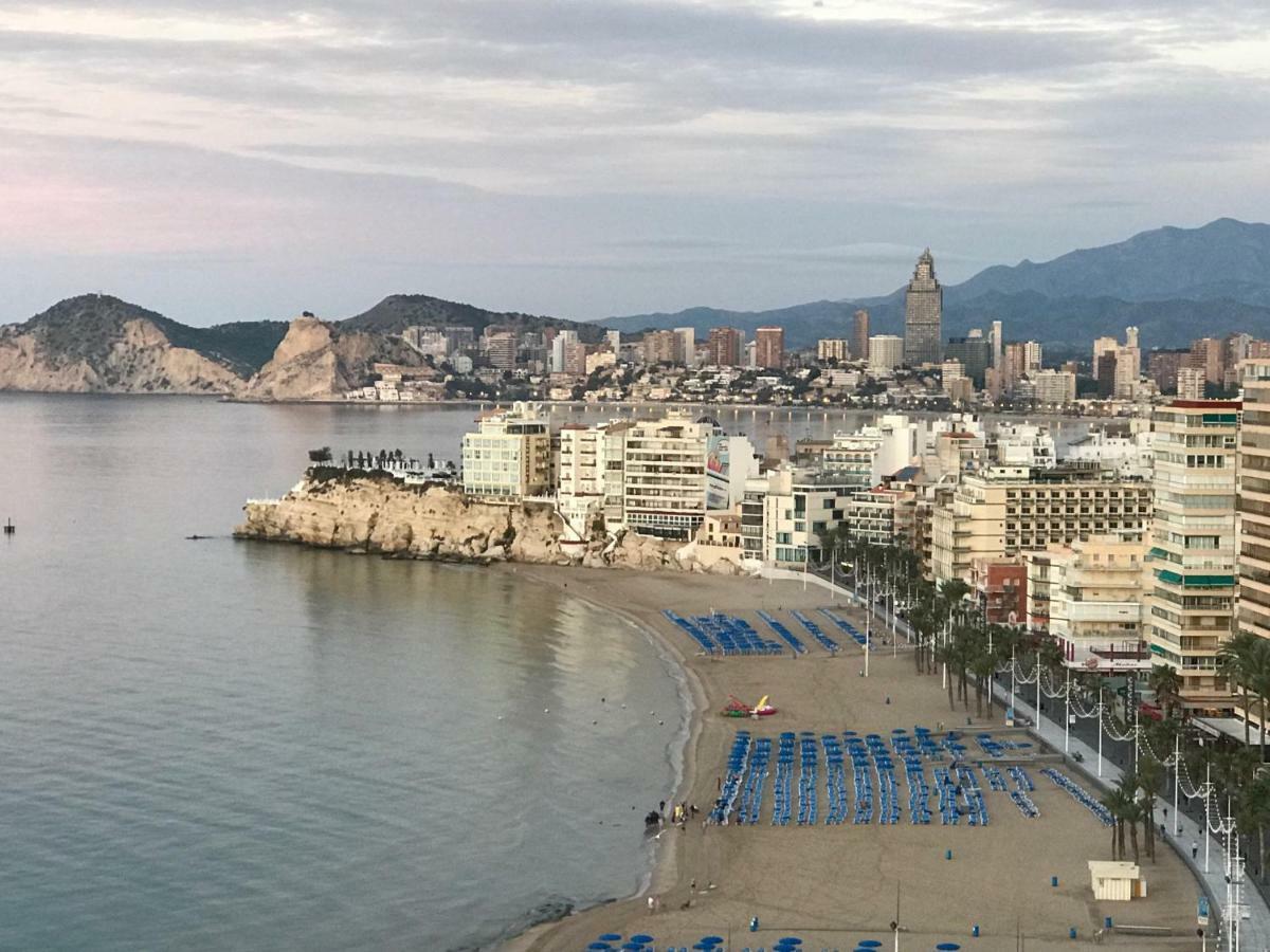 Benidorm 1ª Linea Playa Levante, Garage, Wifi, Climatizacion Apartment Exterior photo